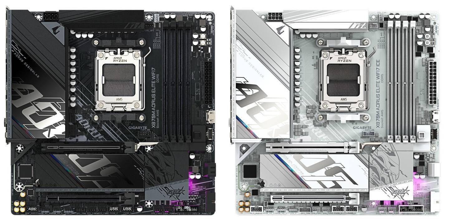 首块 M-ATX X870：技嘉 X870M AORUS ELITE WF7 主板 1779 元上市